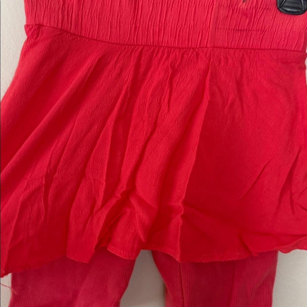 Free People Red Athletic Skirt with Shorts XS - Picture 2 of 7